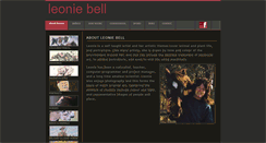 Desktop Screenshot of leoniebell.com