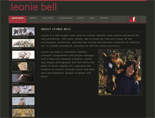 Tablet Screenshot of leoniebell.com